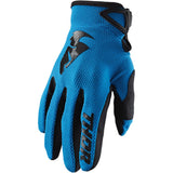 Thor Kids Sector Blue Motocross Gloves