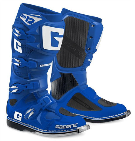 Gaerne SG12 Solid Blue Motocross Boots
