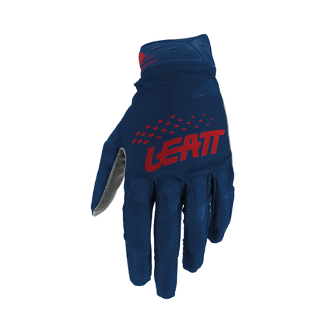 Leatt Moto 2.5 Windblock Navy Blue  Red Gloves