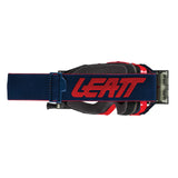 Leatt 6.5 Velocity Red Blue Clear Lens Roll Off Goggles