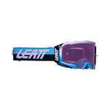 Leatt 5.5 Iriz Aqua Purple Lense Tear Off Goggle