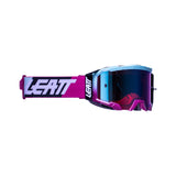 Leatt 5.5 Iriz Purple Blue Lense Tear Off Goggle
