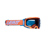 Leatt 5.5 Velocity Neon Orange Grey Lens Tear Off Goggle