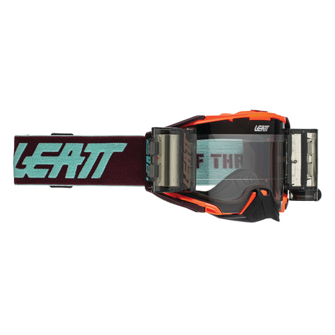 Leatt 6.5 Velocity Neon Orange Clear Lens Roll Off Goggles