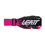 Leatt 6.5 Velocity Neon Pink Grey Lens Tear Off Goggle