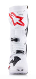 Alpinestars Tech 10 Supervented Motocross Boots White Bright Red