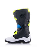 Alpinestars Tech 7S Youth Boots Black Enamel Blue Yellow Fluo