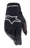 Alpinestars Radar Black Brushed Silver Gloves