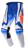 Alpinestars Racer Semi Blue Hot Orange Motocross Kit Combo