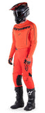 Alpinestars Fluid Lurv Hot Orange Black Motocross Kit Combo