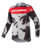 Alpinestars Youth Racer Tactical Cast Gray Camo Mars Red Jersey