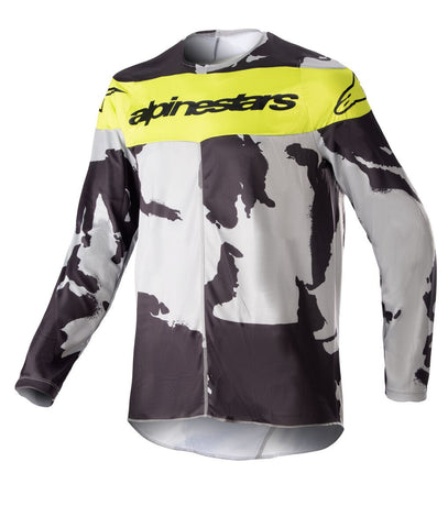 Alpinestars Youth Racer Tactical Cast Gray Camo Yellow Fluo Jersey