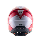 Alpinestars Helmet SM5 Supertech Bright Red White Helmet