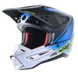 Alpinestars Helmet SM5 Rayon Nightlife Ucla Blue White Helmet
