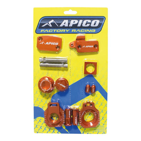 Apico Factory Anodised Bling Pack - KTM - Orange