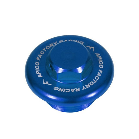 Apico Aluminium Oil Fill Plug - Yamaha - Blue