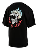 Troy Lee Designs Youth Feathers SS Tee Black