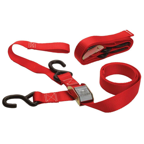 RFX Pro Series 1.5 Tie Downs with extra loop - Red
