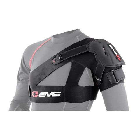 EVS SB04 Shoulder Stabiliser Inc Protection Cup Adult (Black)