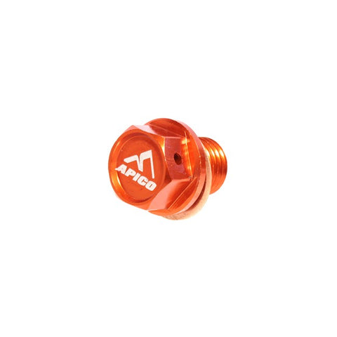 Apico Magnetic  Oil Drain Bolt - M12 KTM Orange