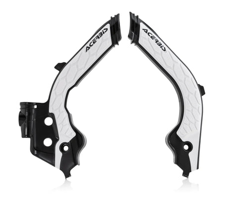 Acerbis Husqvarna X-Grip Frame Guards - Black White