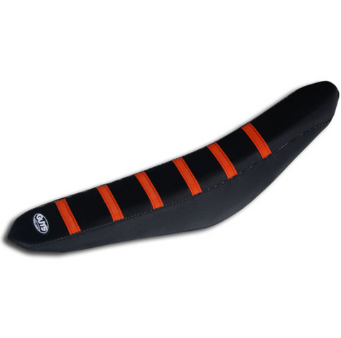 Guts Racing KTM Black Orange Rib Seat Cover