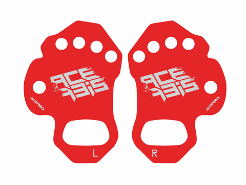 Acerbis Palm Protectors - Red