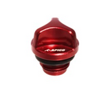 Apico Aluminium Oil Fill Plug - Honda - Red