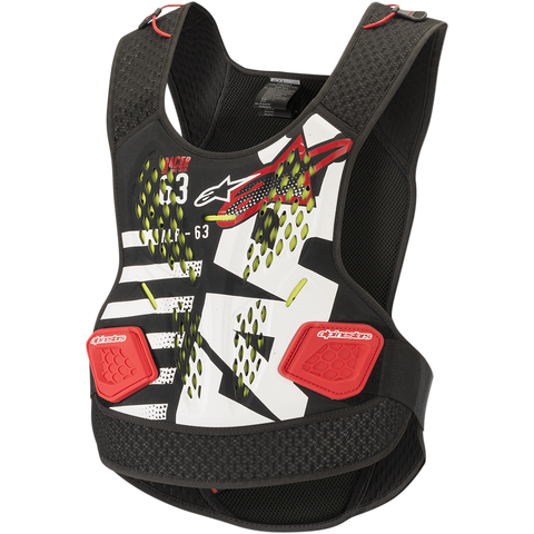 Alpinestars Sequence Chest Protector - Black White Red