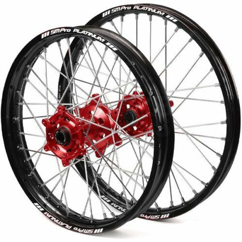 SM Pro Motocross Wheels - Beta Red Black Silver