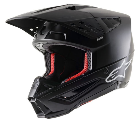 Alpinestars Helmet SM5 Supertech Solid Black Matt Helmet