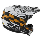 Troy lee Designs SE4 Polyacrylite Strike Helmet - Black White