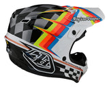 Troy lee Designs SE4 Polyacrylite Warped Helmet - White