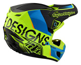 Troy lee Designs SE5 Qualifier Composite Helmet - Yellow Blue