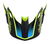 Troy lee Designs SE5 Qualifier Composite Helmet - Yellow Blue