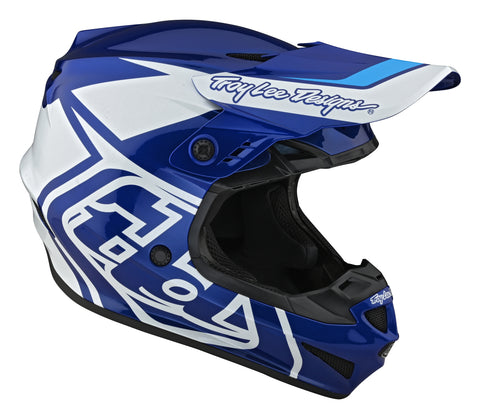 Troy Lee Designs GP Overload Helmet - Blue White