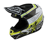 Troy lee Designs SE4 Polyacrylite Skooly Helmet - Black Yellow