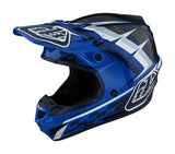 Troy lee Designs SE4 Polyacrylite Warped Helmet - Blue