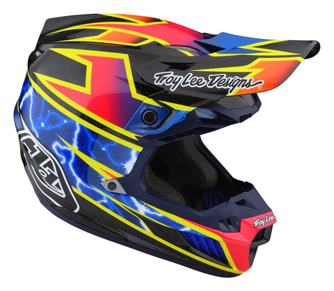 Troy lee Designs SE5 Carbon Helmet - Lightning Black
