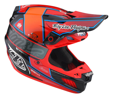 Troy lee Designs SE5 Carbon Helmet - Team Red