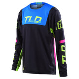 TroyLee GP Youth Fractura Jersey Black Flo Yellow