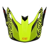 Troy lee Designs SE5 Carbon W/MIPS Helmet - Omega Black / Flo Yellow