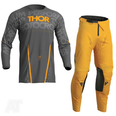 Thor Pulse Mono Dark Gray Yellow Kit Combo