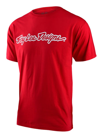 Troy Lee Designs Signature SS Tee Red