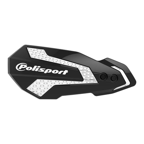 Polisport Black White Mx Flow Handguards - Honda