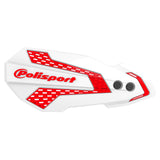 Polisport White Red MX Flow Handguards - GasGas