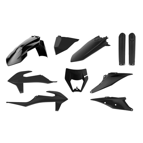 Polisport KTM Plastic Kit & Headlight Mask Black