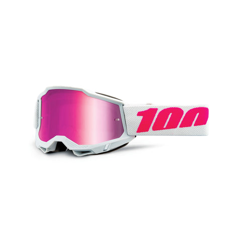 100% Accuri 2 Junior Goggle Keetz Mirror Pink Lens
