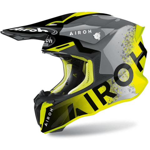 Airoh Twist 2.0 Bit Yellow Motocross Helmet