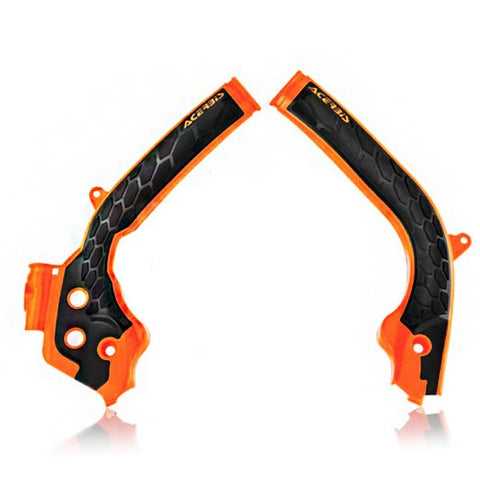 Acerbis KTM X-Grip Frame Guards - Orange